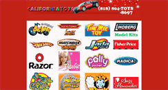 Desktop Screenshot of california-toys.com