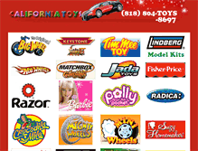 Tablet Screenshot of california-toys.com